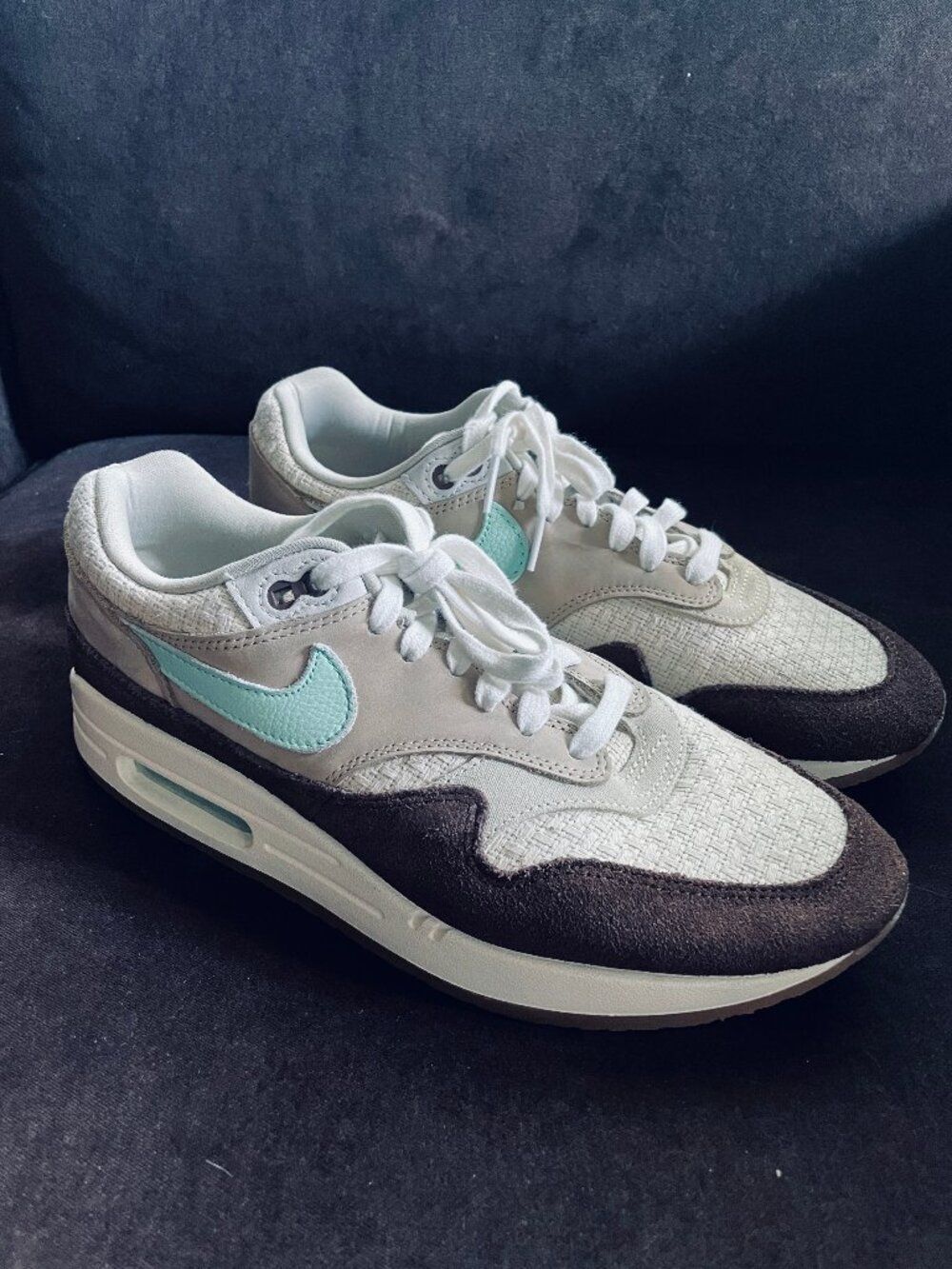 Mens Nike Air Max 1 'Crepe Hemp SZ 10 US mens 44 (2022) [FD5088-200] worn once